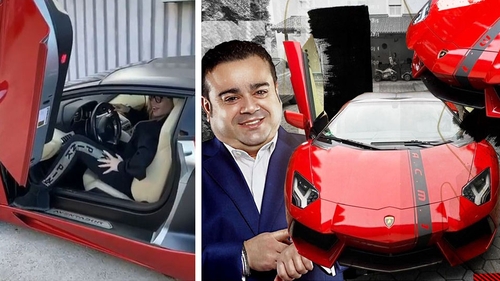 Loredana Groza, dans lasciv în Lamborghini-ul lui Adi Minune. Manelistul i-a dat bolidul pentru o tură prin București | FOTO & VIDEO