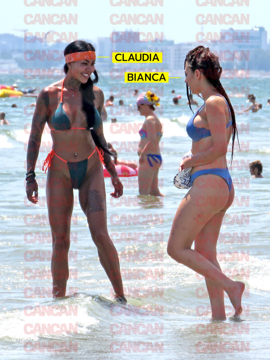 Claudia Florescu, fără partener la malul mării / (Sursa: CANCAN.RO)