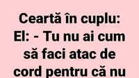 BANCUL ZILEI | Ceartă inteligentă în cuplu