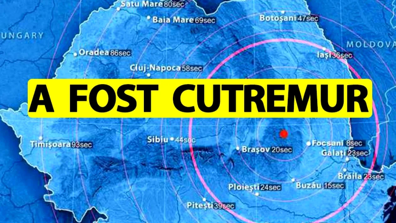 Cutremur în România, chiar în noaptea de Moș Nicolae, la ora 1:06. Ce magnitudine a avut și unde s-a resimțit