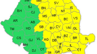 Meteorologii au emis un nou cod galben de ploi, vijelii si furtuna pana sambata!