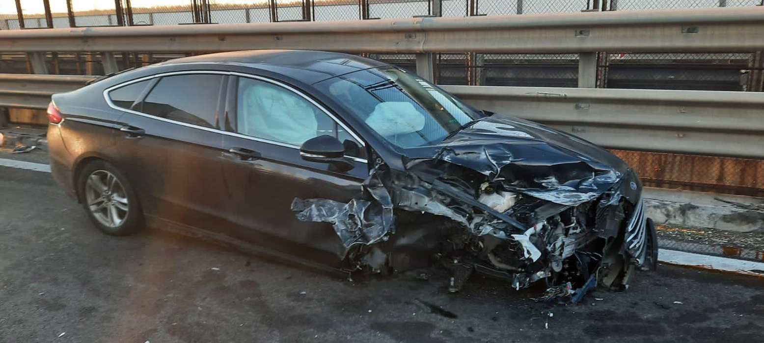 Accident în lanț pe Autostrada București-Pitești. Zece mașini implicate și șase persoane rănite. 