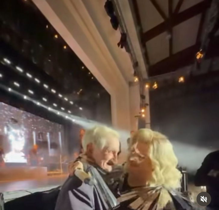 Loredana Groza și unchiul ei, Nenea Ionel/ sursă foto: Instagram
