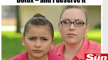 Mama care isi injecta fata de 8 ani cu botox: Lumea ma uraste si merit