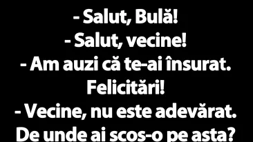 BANC | Bulă, livratorul nepalez și vecinul băgăcios