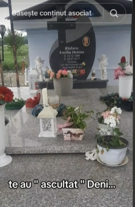 Cum a ajuns să arate mormântul Denisei Răducu, la 7 ani de la moartea sa. O fană a filmat totul: „Acum au uitat-o…”