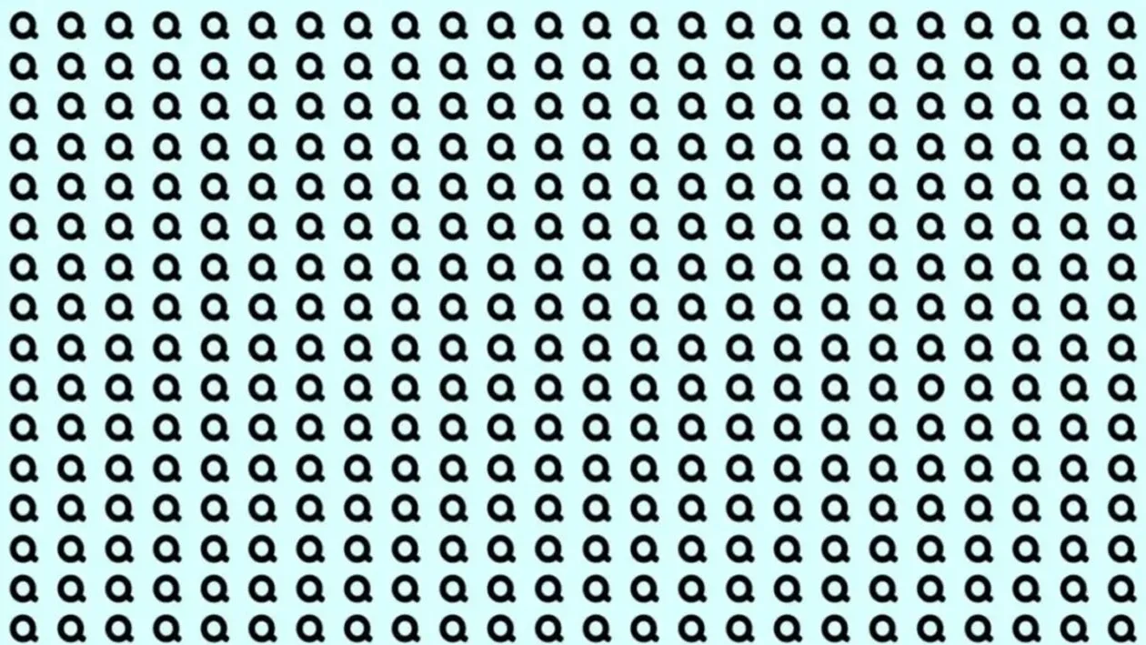 Test de inteligență | Identificați singura literă O ascunsă printre Q-uri, în cel mult 15 secunde