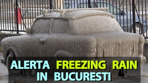 Alertă "freezing rain" pentru mâine, în Capitală. Bucureștenii sunt sfătuiți să se adăpostească, potrivit meteorologilor weather.com