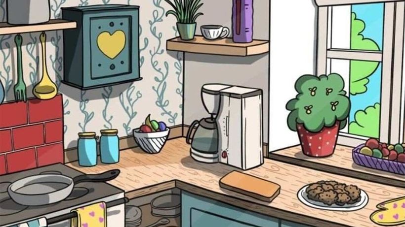 Test de inteligență | Găsiți șoricelul ascuns în bucătărie, în maximum 25 de secunde!