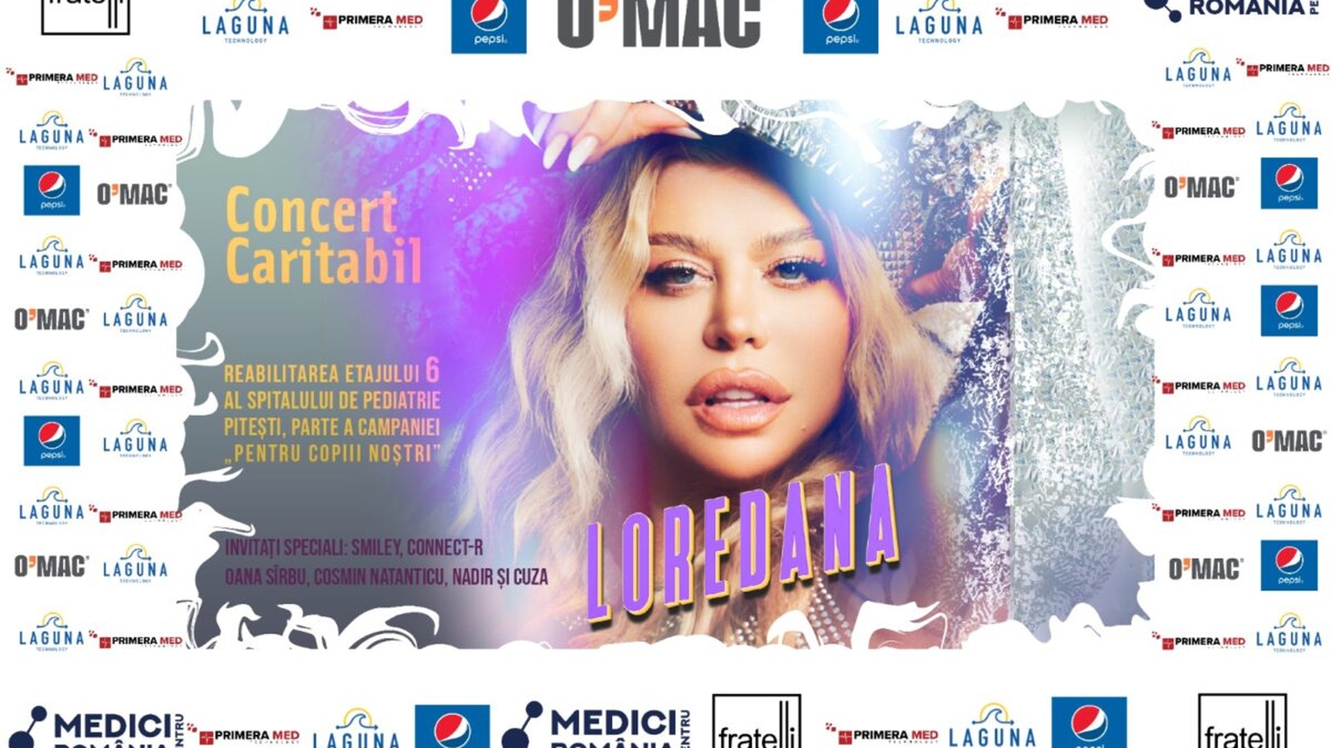 Mai sunt doar 2 zile până la concertul pe care Loredana îl organizează de ziua ei Invitați speciali: Connect-R, Smiley, Oana Sîrbu, Natanticu, Nadir și Cuza