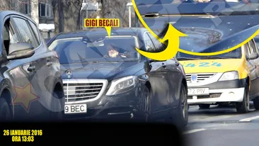 Becali are milioane şi crede că lumea e a lui! CANCAN.RO l-a filmat în timp ce conduce nebuneşte şi încalcă regulile de circulatie