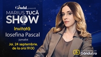Marius Tucă Show începe joi, 24 septembrie, de la ora 19.00, live pe Gândul. Invitat: Iosefina Pascal