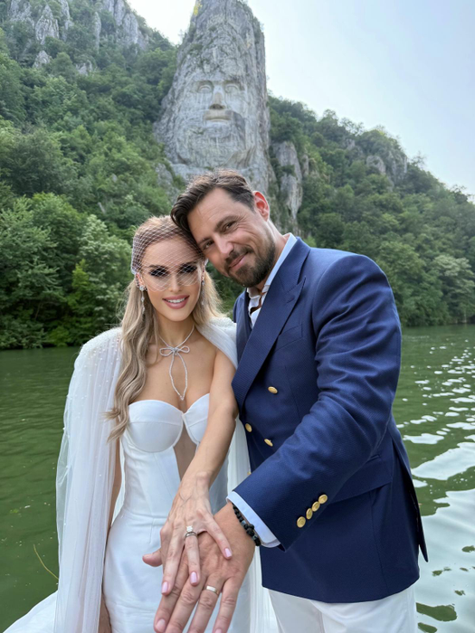 Daniel Pavel și soția sa, Ana Maria