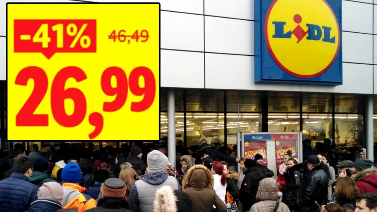 Cea mai mare reducere de la LIDL România. Produsul a fost ieftinit cu 41%