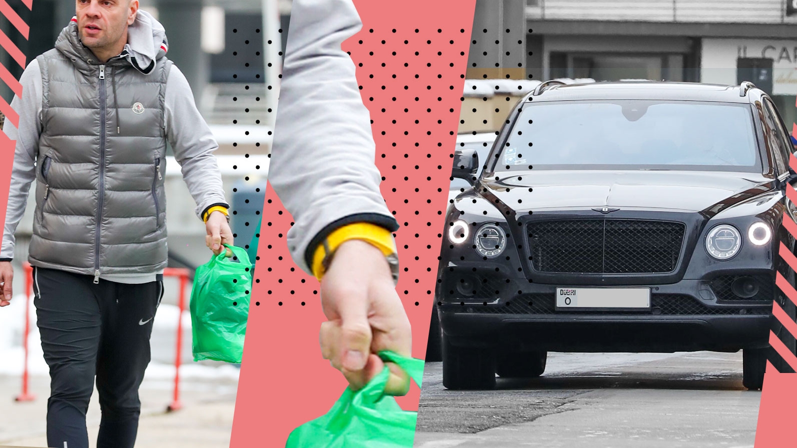 Violentul iubit al Cruduței este un ”combinator plătitor”: conduce un Bentley de un sfert milion €, poartă la mână un Richard Mille (dubios) și…
