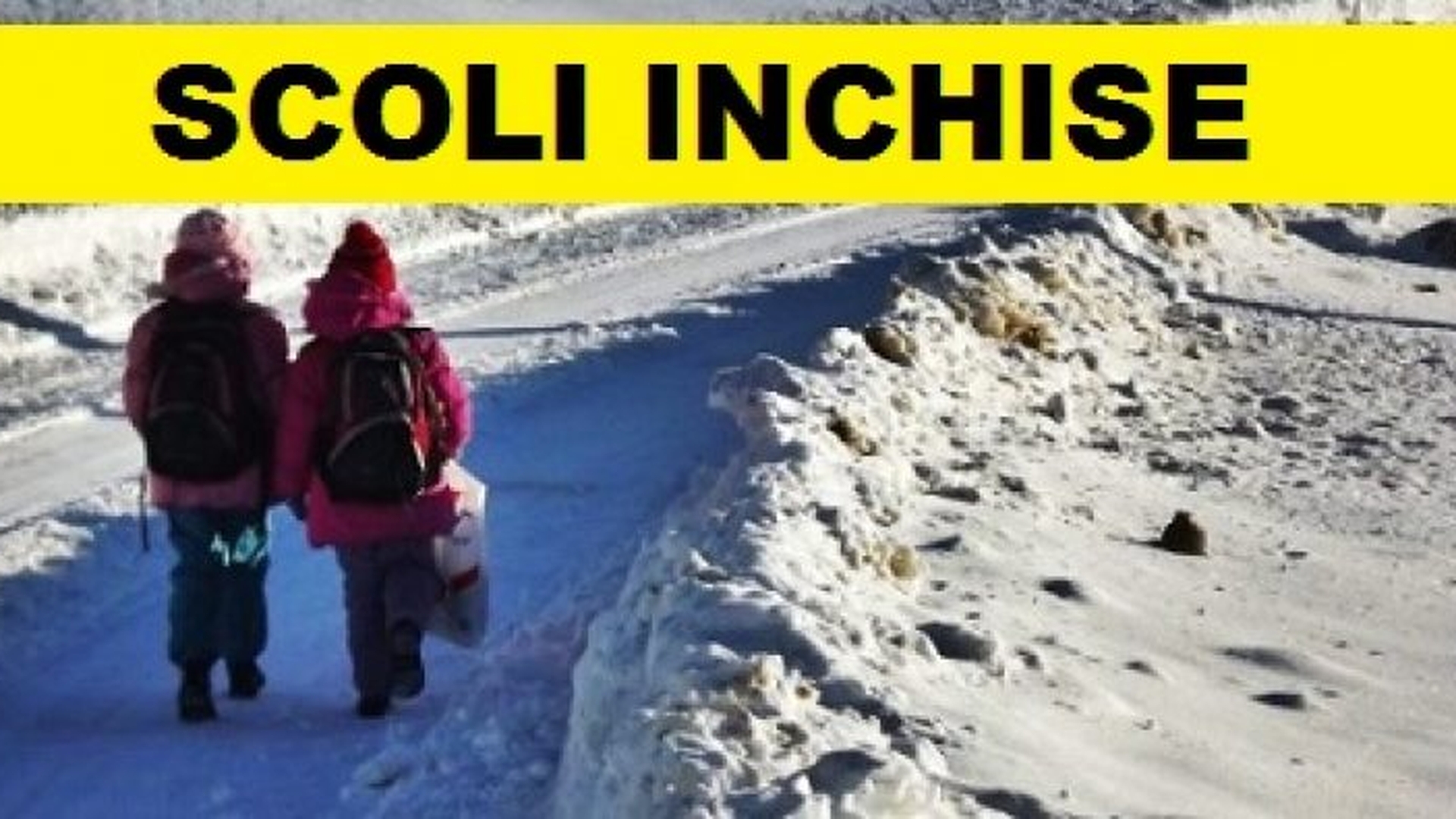Toate școlile din acest județ au fost închise din cauza ninsorilor