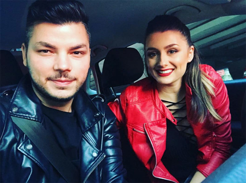 Valentin şi Andreea formează un cuplu frumos