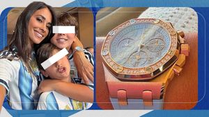 Soția lui Lionel Messi a atras toate privirile cu un ceas de peste 67.000 de dolari și 32 de diamante. Cum a apărut Antonela Roccuzzo la meciul Argentinei