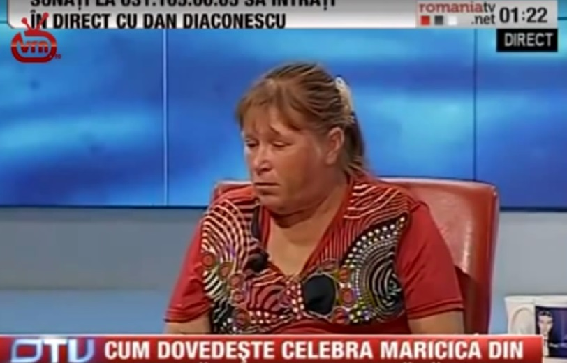 "Maricica-Desdemona" a povestit la televizor că s-a trezit cu primarul peste ea