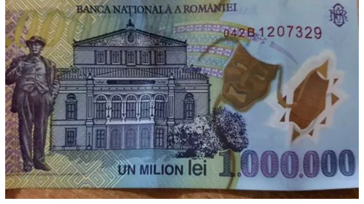Comoara de acasă care te-ar putea îmbogăți! Prețul ireal la care se vinde o bancnotă de 1.000.000 de lei din 2003, acum, în noiembrie 2023
