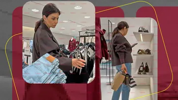 Simona Pătruleasa, super stylish la o sesiune de shopping în mall. Vedeta e “jobless”, dar „sparge” magazinele