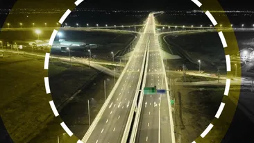 Sigur nu știați asta! De ce este luminată aproape în totalitate Autostrada  Pitești – Curtea de Argeș | EXCLUSIV