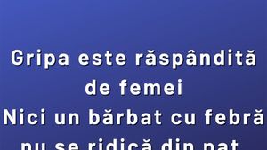 BANCUL ZILEI | De ce gripa este răspândită de femei