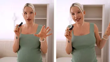 Carmen Grebenișan, pregătită pentru rolul de mamă. A arătat camera în care va dormi cu bebelușul