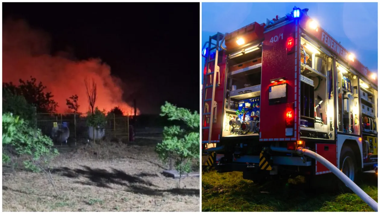 S-a activat Planul Roșu în Constanța, după un incendiu violent. Zeci de oameni, evacuați din calea focului