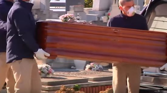 Ți se face pielea de găină! Cum arată o înmormântare pe vreme de pandemie COVID-19