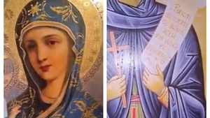 Mai mulți localnici, dintr-un sat din Buzău, au luat cu asalt casa unui bărbat, după ce icoanele pe care le are au început să „plângă” cu mir