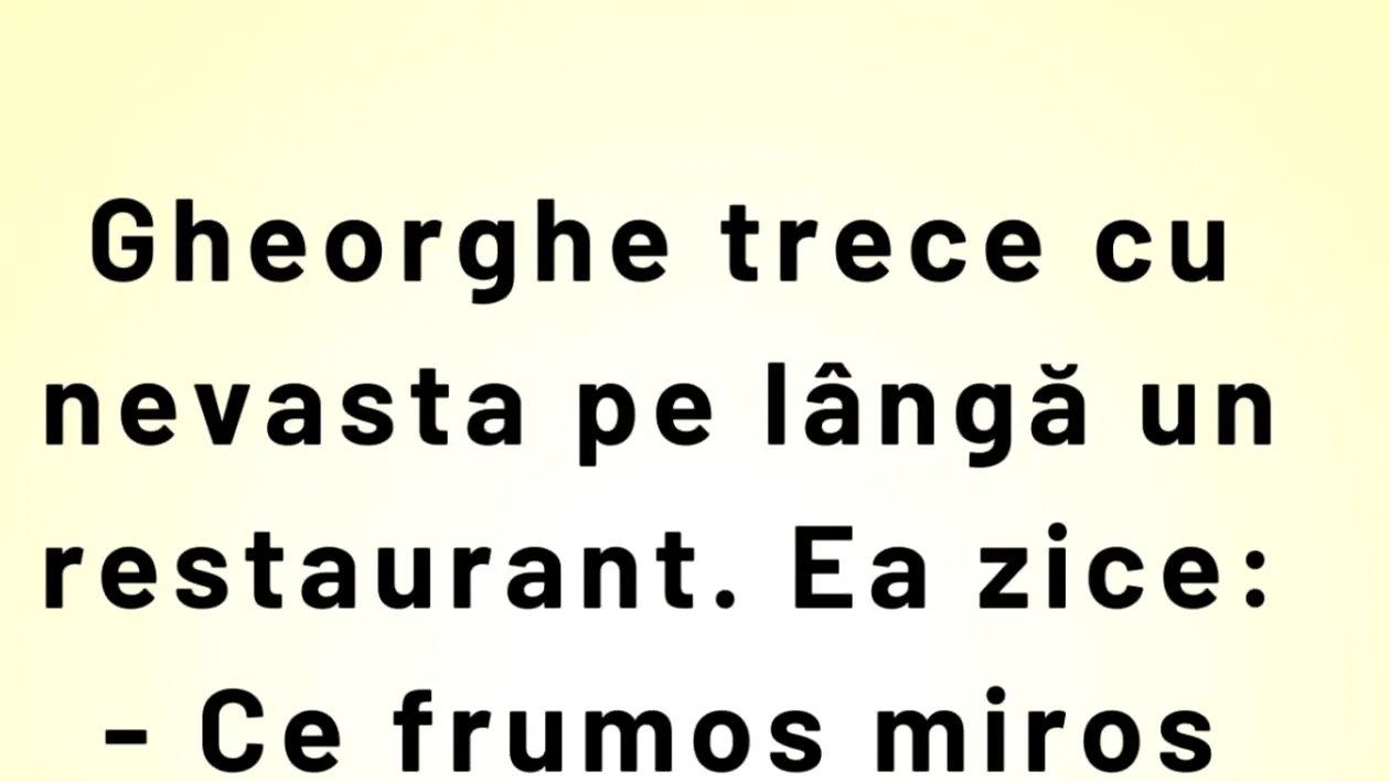 BANCUL DE SÂMBĂTĂ | ”Ce frumos miros mititeii!”