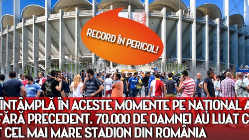 Eveniment fara precedent pe National Arena! 70.000 de oameni, alaturi de Victor Ponta in cursa pentru Cotroceni