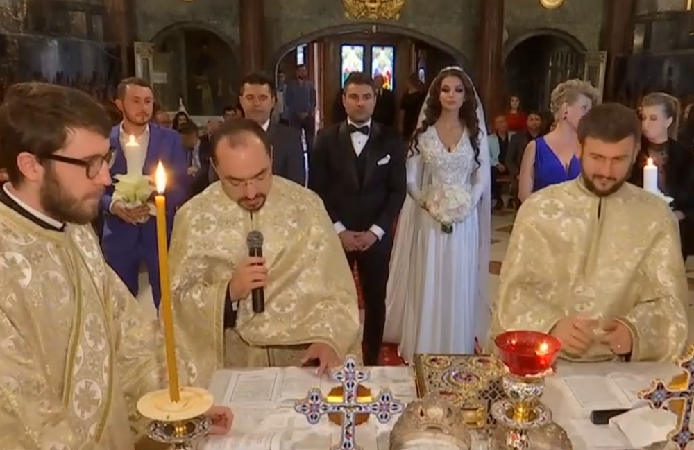 Adrian Mutu şi Sandra Bachici s-au căsătorit religios pe 15 octombrie