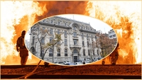 Explozie vizavi de sediul Inspectoratului General al Poliției. Mai mulți pompieri au fost chemați să intervină