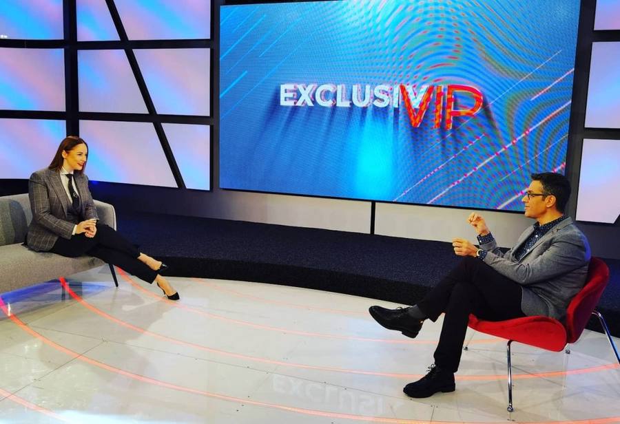 Andreea Marin, interviu emoționant în platoul emisiunii pe care Cristi Brancu o prezintă la Prima TV © Facebook
