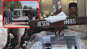 Marius Keseri a fost înmormântat la Cimitirul Militar Ghencea. Toboşarul trupei Direcţia 5, condus pe ultimul drum de familie şi prieteni