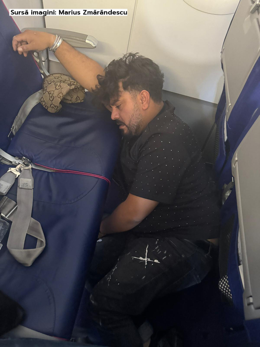 Floriță de la Clejani a leșinat în avion