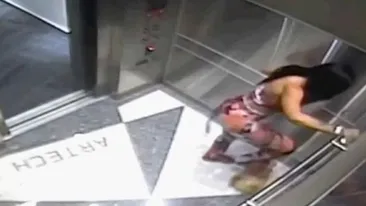 O vedeta si-a calcat cainele in picioare, in lift. Ce i-a facut bietului animal nevinovat. Cine e modelul super agresiv VIDEO socant