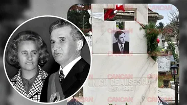 Ce a apărut pe mormântul soților Ceaușescu, la 36 de ani de la Revoluție! Monumentul funerar atrage mulți nostalgici ai comunismului