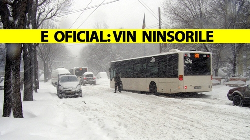 ANM, vestea pe care nu o voia nimeni! În 24 de ore vin ninsorile în România