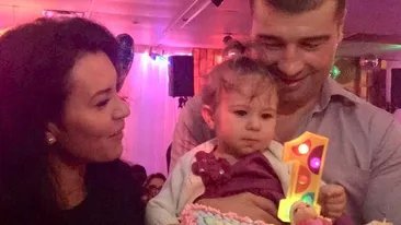 Ce mare s-a făcut fetița lui Lucian Bute! Micuța a împlinit 1 anișor