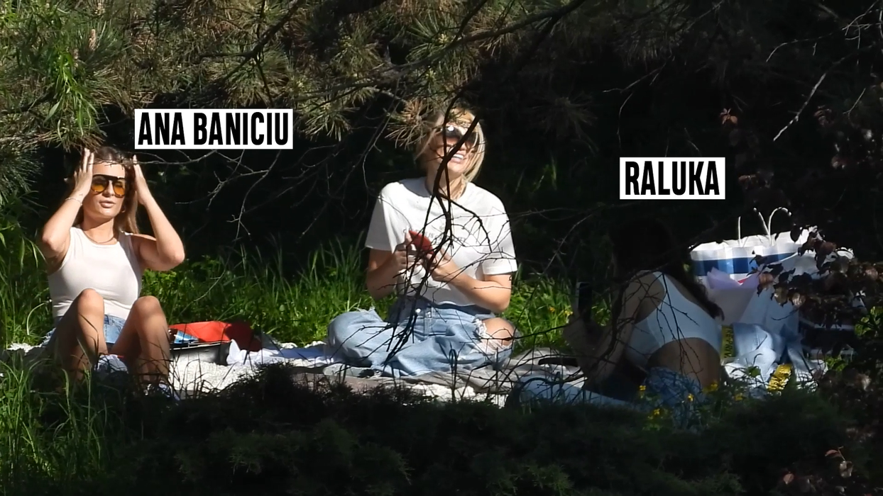 Ana Baniciu și Raluka, imagini interzise minorilor oferite în parc