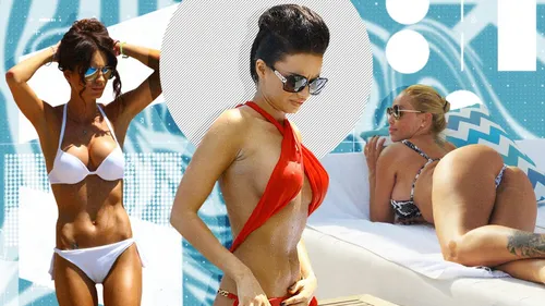 Top 30 sexy-vedete în costume de baie prea mici, prea mulate ori prea transparente