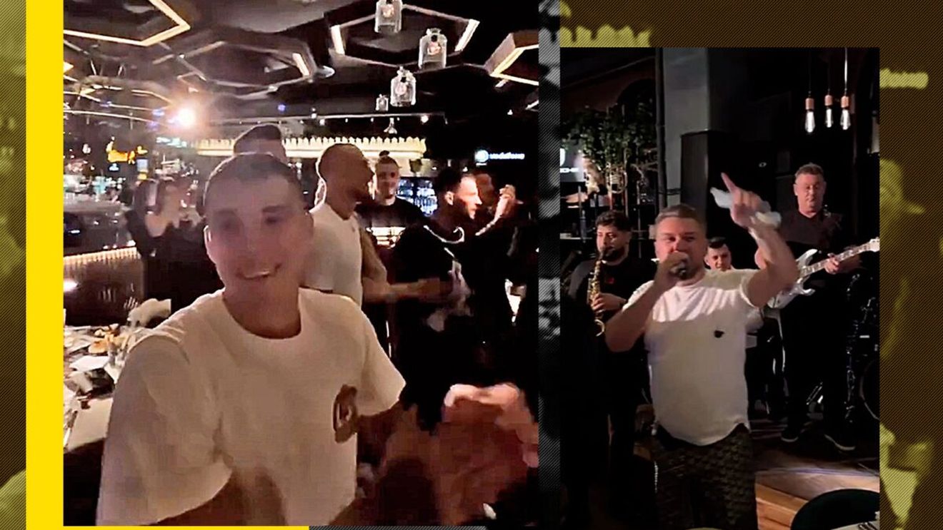 Jucătorii naţionalei, chef cu manele şi dedicaţii după calificarea la EURO 2024. Imagini fabuloase cu Adi de la Vâlcea în mijlocul petrecerii