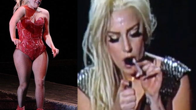 Noua Lady GaGa - s-a ingrasat cu 13 kilograme, bea mai putin si fumeaza marijuana pe scena!