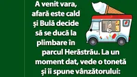 BANC | Bulă se duce în Herăstrău: 2 înghețate, vă rog!