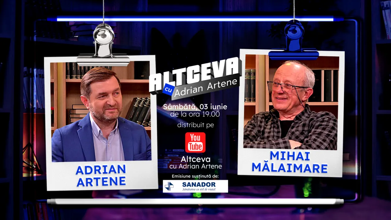 Cunoscutul actor Mihai Mălaimare este invitat la podcastul ALTCEVA cu Adrian Artene