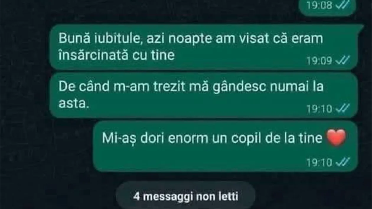 BANC | Bună, iubitule! Azi-noapte am visat că eram însărcinată cu tine