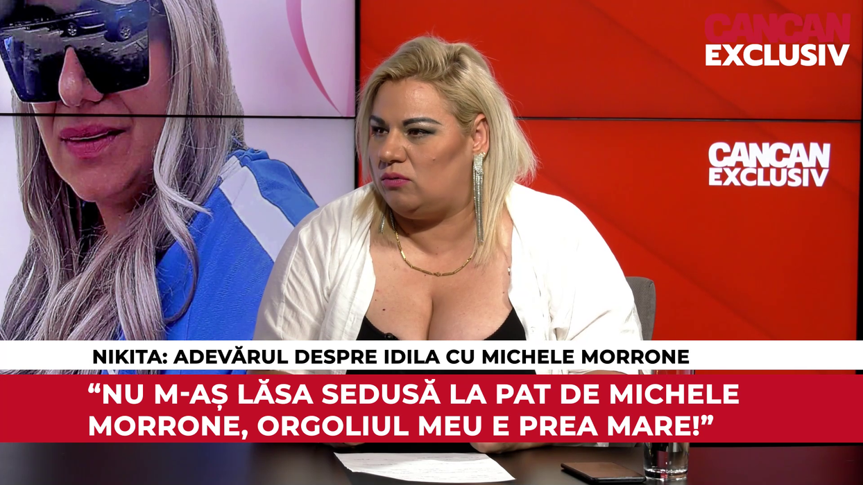 Interviul integral, în care Nikita vorbește despre Michele Morrone, poate fi accesat pe canalul de YouTube "@Cancanoficial" (Foto: captură video)